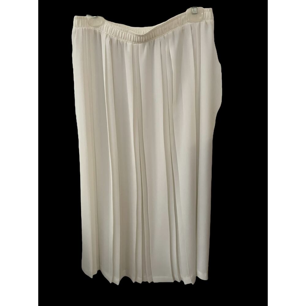 Vintage Andre Chateau Pleated skirt Sz 14 Made in the USA EUC